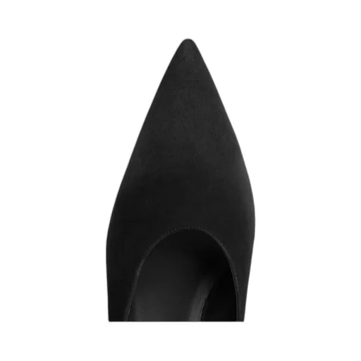 Cube Wedge Mules In Suede Goatskin