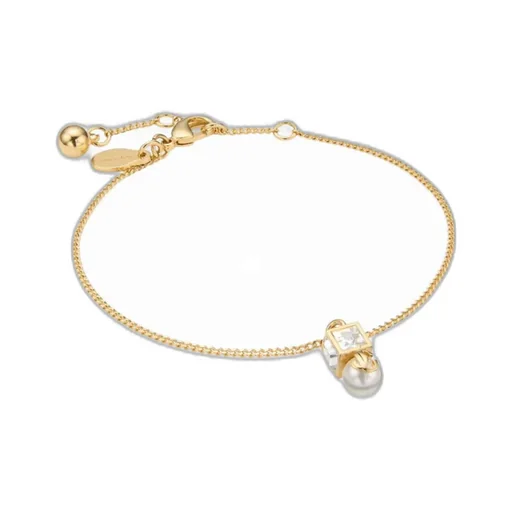 Pearl Cube Bracelet