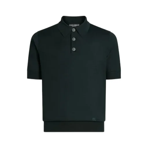 Dolce & Gabbana Dg Logo Embroidered Polo Shirt