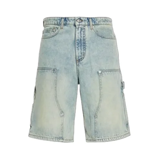 Zadig & Voltaire Perys Logo Patch Denim Shorts
