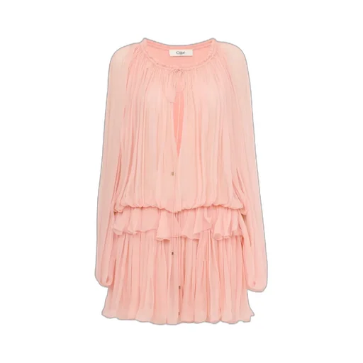 Chloé Cape Mini Dress