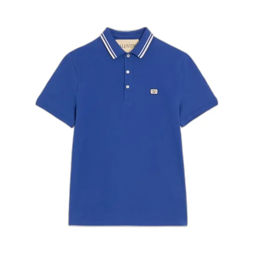 Valentino	Logo Embroidered Short-Sleeved Polo Shirt