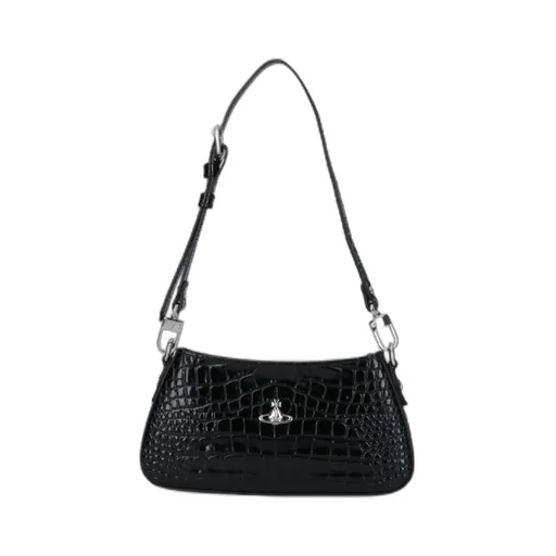 Vivienne Westwood Orb Plaque Embossed Shoulder Bag
