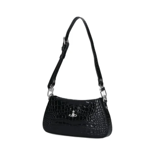 Vivienne Westwood Orb Plaque Embossed Shoulder Bag