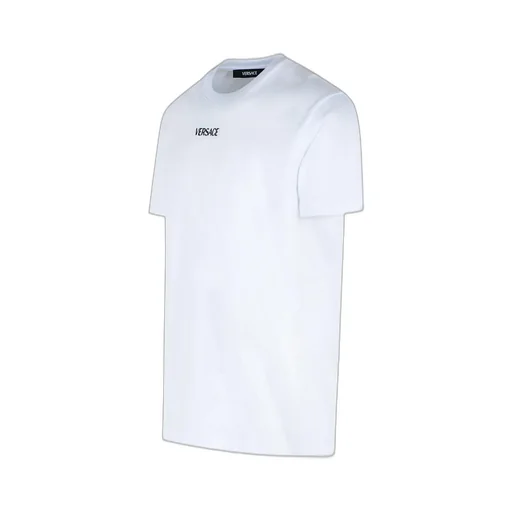 Versace Logo-Embroidered Crewneck T-Shirt