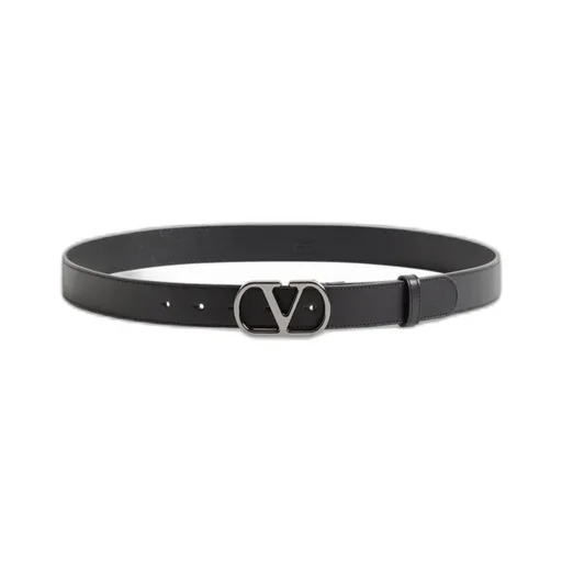 Vlogo Signature Belt In Shiny Calfskin 30 Mm