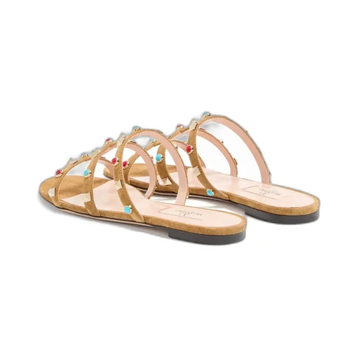 Rockstud Suede Sandals
