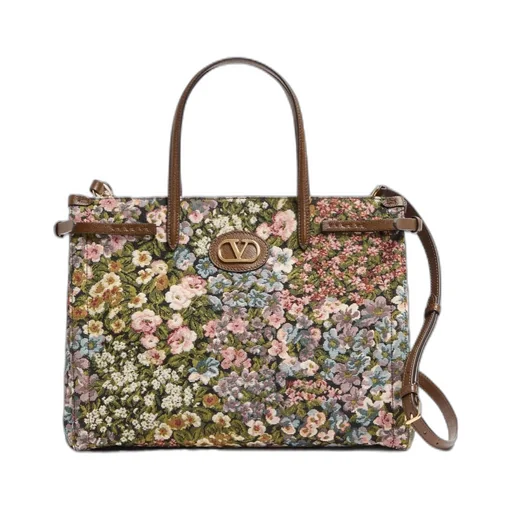 Valentino	Antibes Floral Patterned Medium Tote Bag