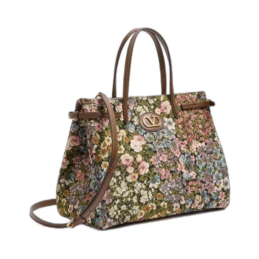 Valentino	Antibes Floral Patterned Medium Tote Bag