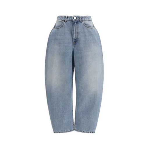 RÓHe Button Detailed Straight Leg Jeans