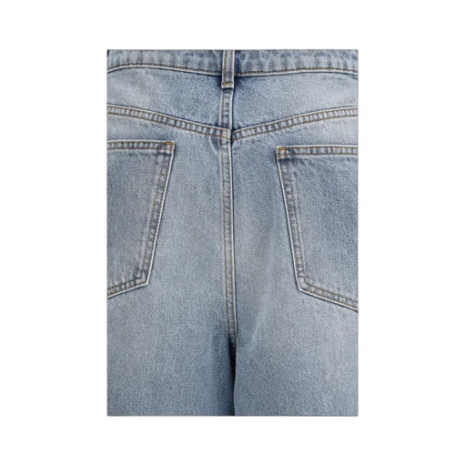 RÓHe Button Detailed Straight Leg Jeans
