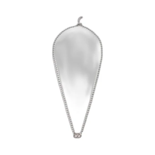 Valentino Ovalette Vlogo Signature Necklace