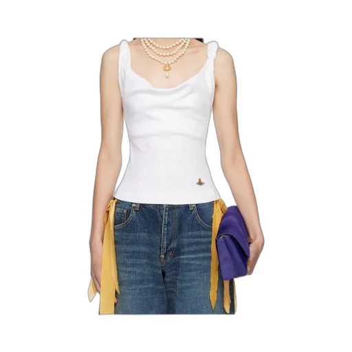 Vivienne Westwood Orb Embroidered Knitted Top
