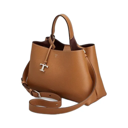 Tod's Logo Printed Small Tote Bag