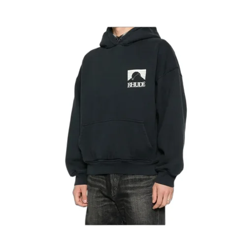 Rhude Logo Drawstring Hoodie