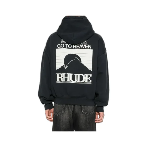 Rhude Logo Drawstring Hoodie