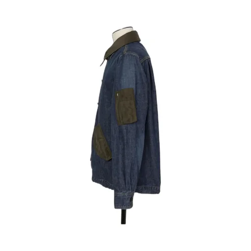 Sacai Layered Zipped Denim Jacket