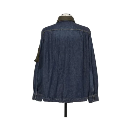 Sacai Layered Zipped Denim Jacket
