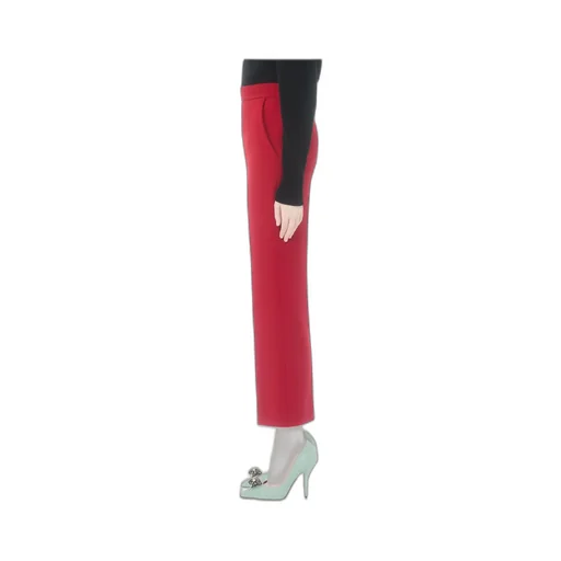 Valentino Logo Plaque Cropped Pants