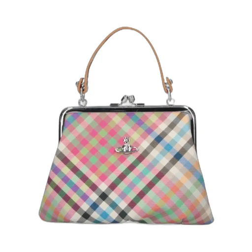 Vivienne Westwood Logo Plaque Top Handle Bag
