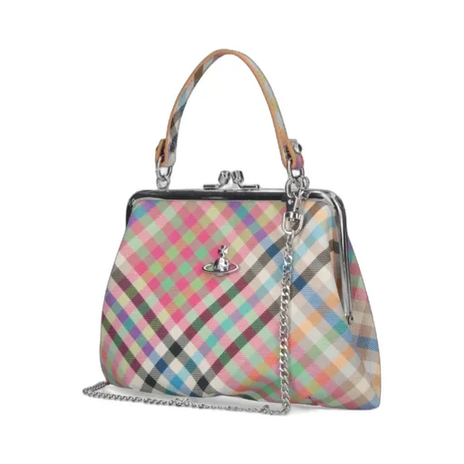 Vivienne Westwood Logo Plaque Top Handle Bag