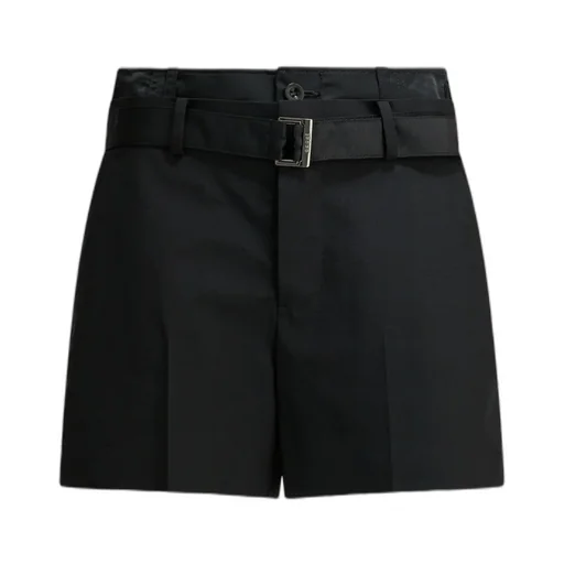 Sacai Buckle Detailed Shorts
