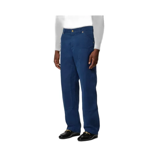 Versace Logo-Patch Straight-Leg Jeans