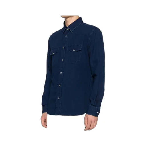 Tom Ford Long-Sleeved Curved Hem Shirt