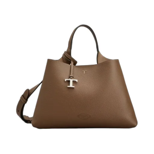 Tod's Logo Printed Small Tote Bag