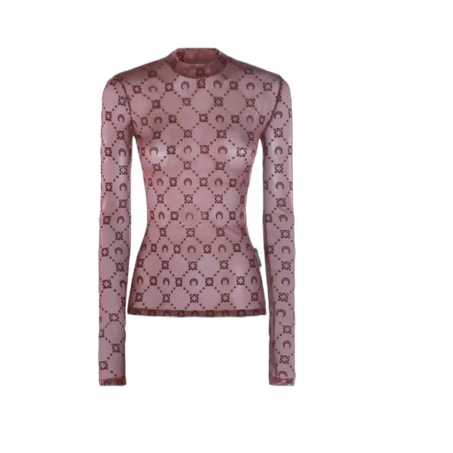 Marine Serre Full Moon Print Cover-Up