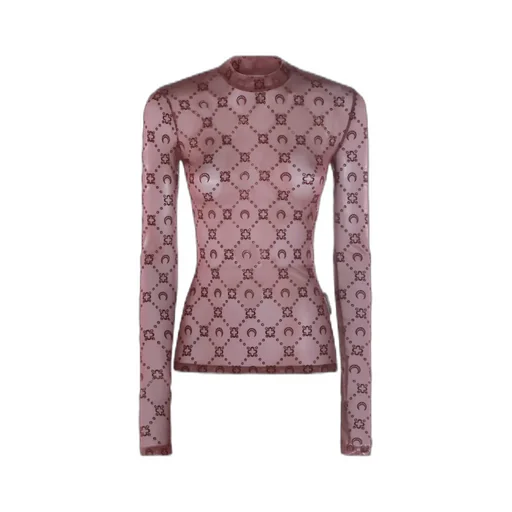 Marine Serre Full Moon Print Cover-Up