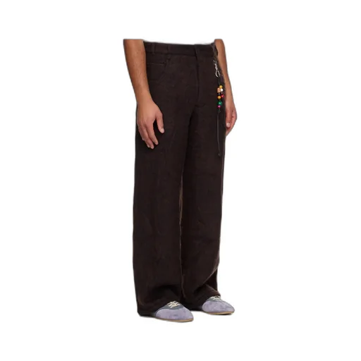 Casual Pants With Belt Loops