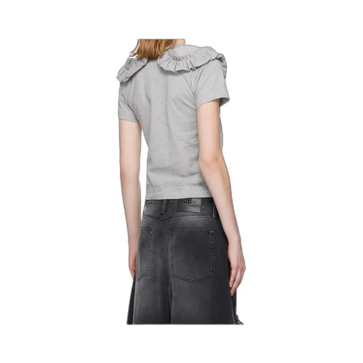 Ruffled Collar T-Shirt
