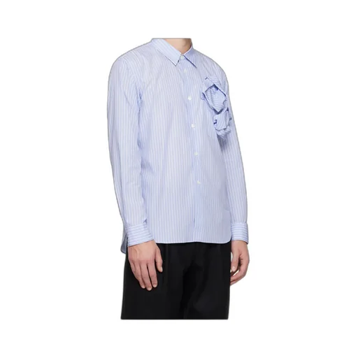 Stripe Rose Front Shirt