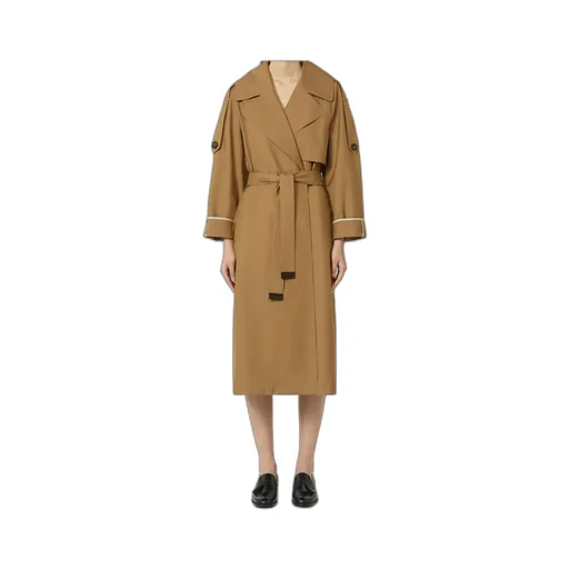 Long-Sleeved Trench Coat