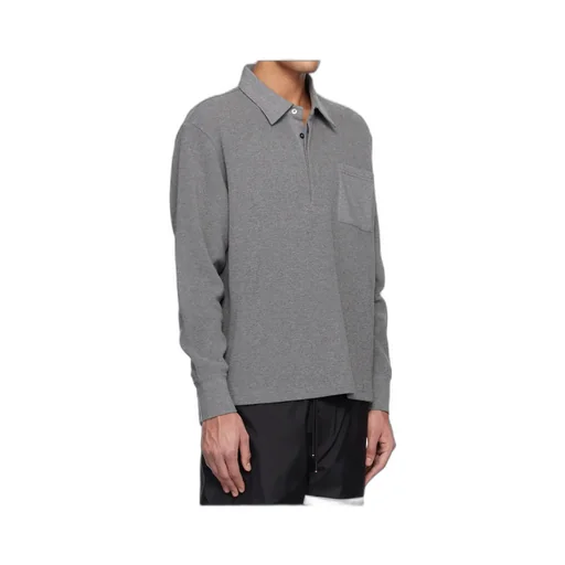 Thom Browne Logo Patch Polo Shirt