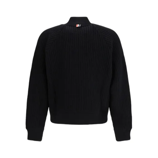 Thom Browne Knit Zip-Up Bomber Jacket