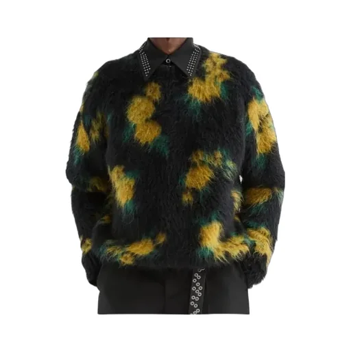 Jil Sander Floral Jacquard Crewneck Jumper