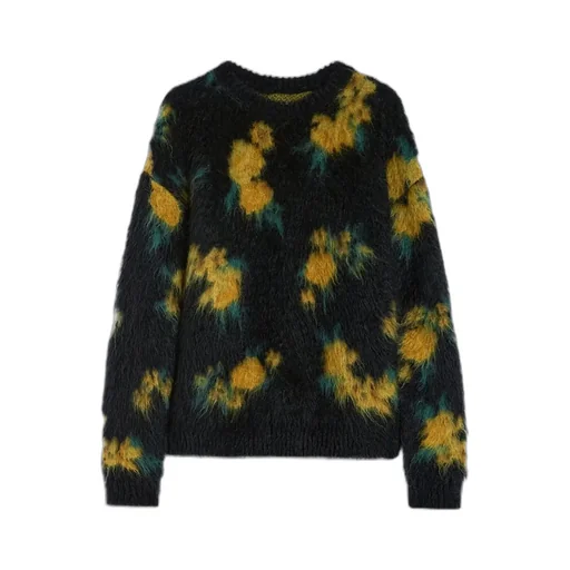 Jil Sander Floral Jacquard Crewneck Jumper