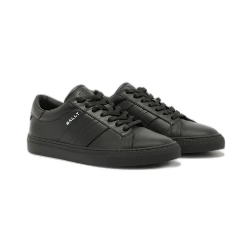 Hedon Sneaker In Black Leather