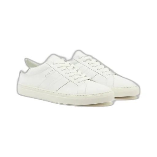 Hedon Sneaker In White Leather