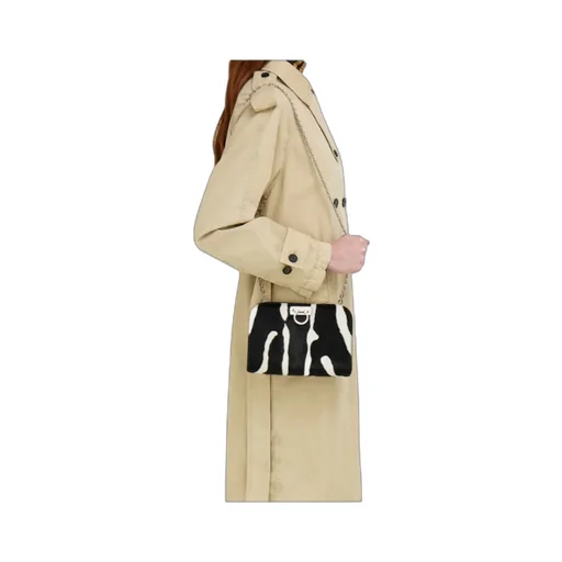 Ferragamo Diana Zebra Printed Clutch Bag