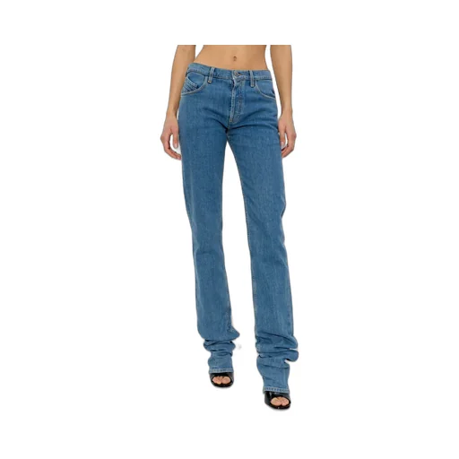 The Attico Logo-Patch Denim Jeans