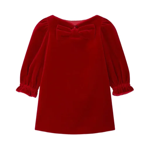 Bow Ruffled Dress