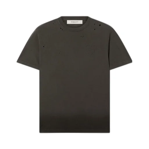 Golden Goose Deluxe Brand Heart Distressed T-Shirt