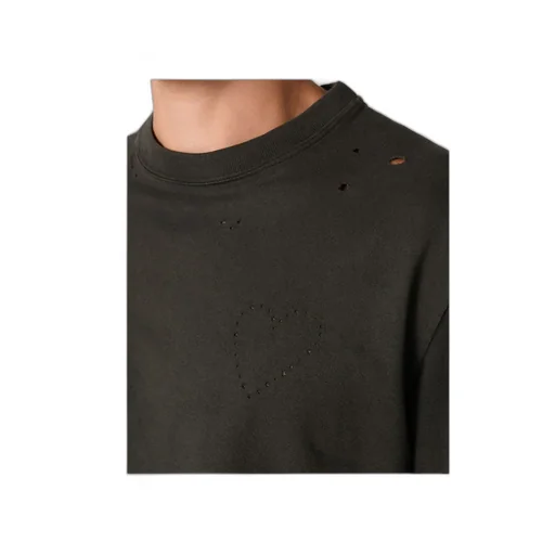 Golden Goose Deluxe Brand Heart Distressed T-Shirt