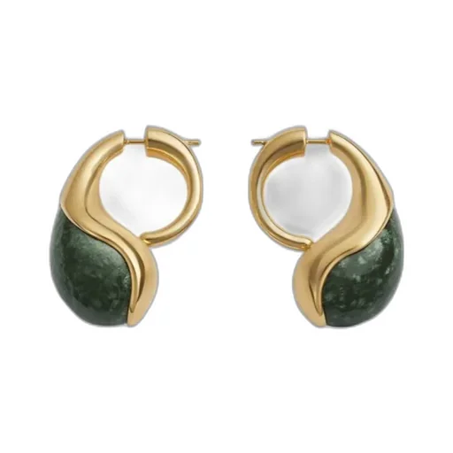 Drop Marble Earrings