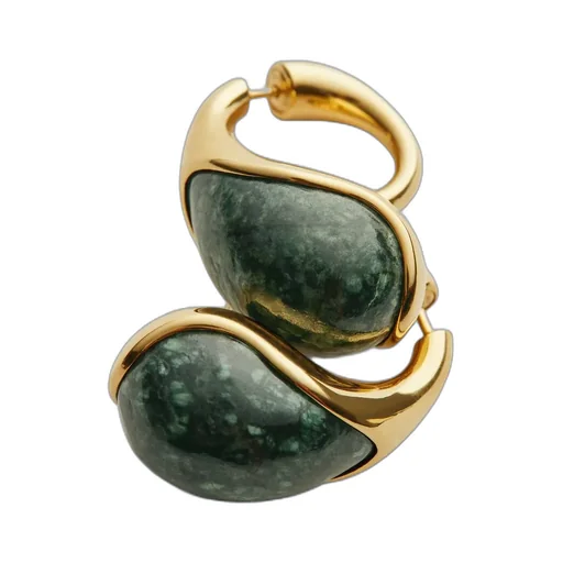 Drop Marble Earrings
