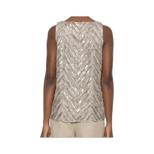 Sequin Chevron Top