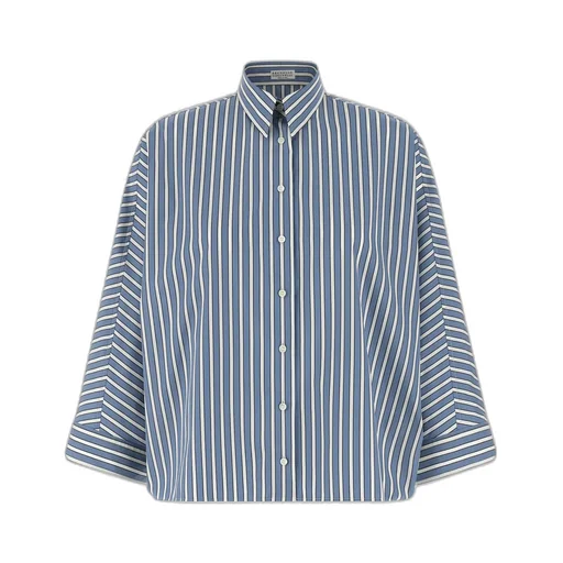 Brunello Cucinelli Monile Striped Shirt